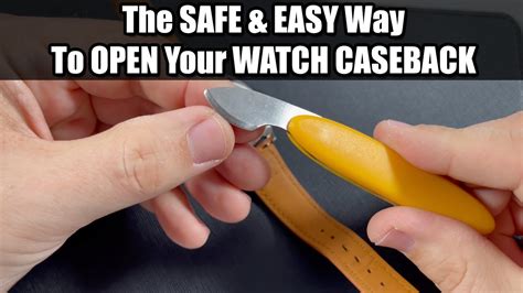 How to remove ALL Watch Casebacks (Without Causing